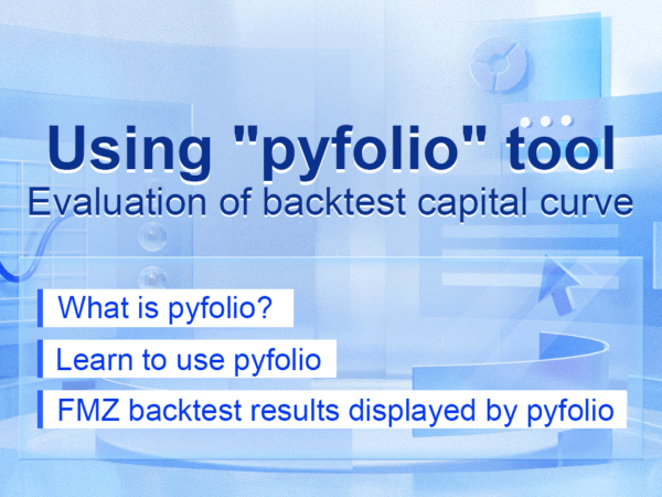 Evaluation of backtest capital curve using "pyfolio" tool