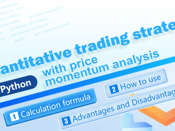 Quantitative trading strategy with price momentum analysis in Python