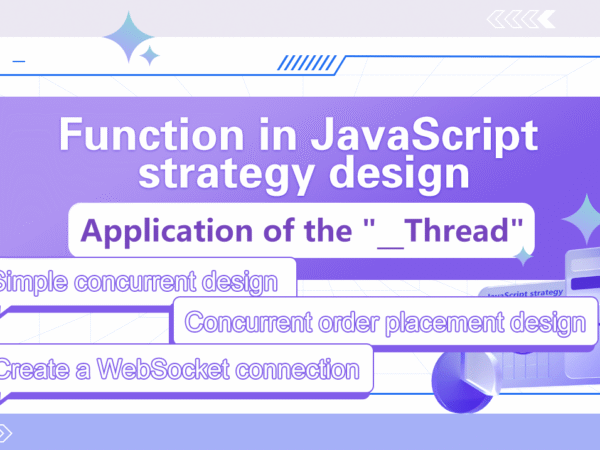 Application of the "__Thread" function in JavaScript strategy design